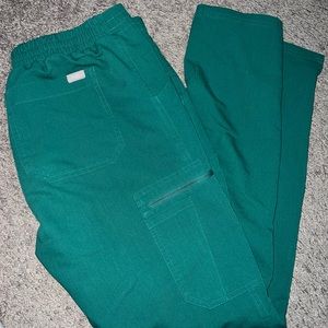 Figs scrub pants Hunter green size medium